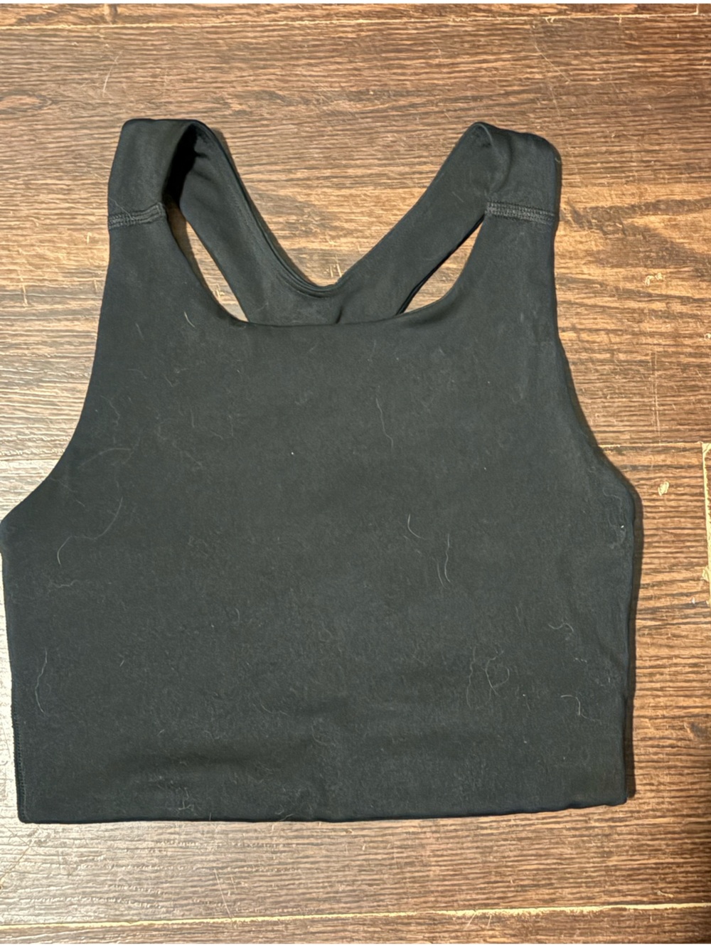 Girlfriend Collective Black Paloma Racerback Sports Bra Crop Size XXS